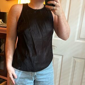 Nation LTD Revolve Sean Bias Cut Shell Top in Black